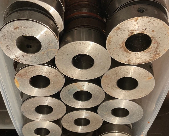 Upper & lower roller for Rosback or Rollem machine scoring/Perforation PART LOT Upper & lower roller for Rosback or Rollem machine scoring/Perforation PART LOT