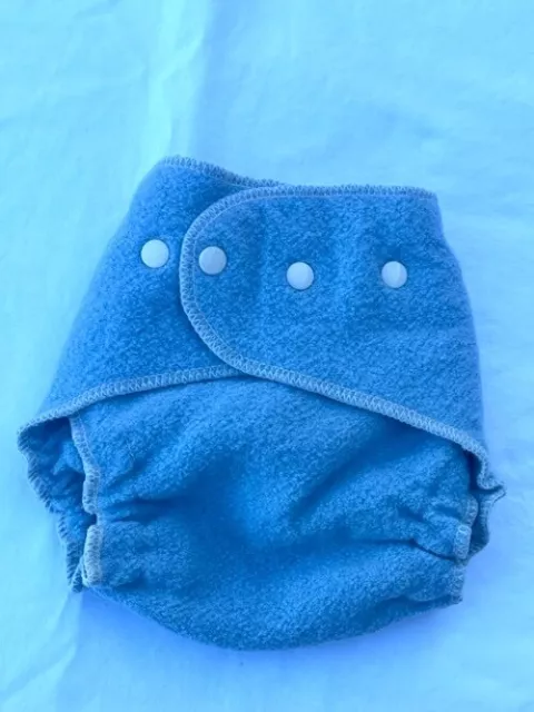 Loveybums Large Blue Wool Crepe.