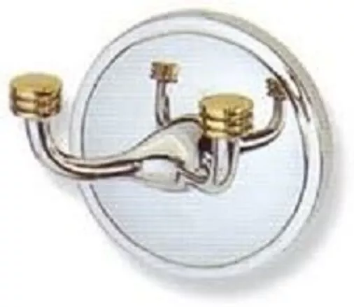 Gatco 5936 Robe Hook Solid Brass with Twin Prong in Box