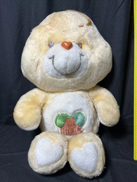 Care Bears, RARE UK EXCLUSIVE, 1980's Vintage, Forest Friend Bear, 13" Plush, VG