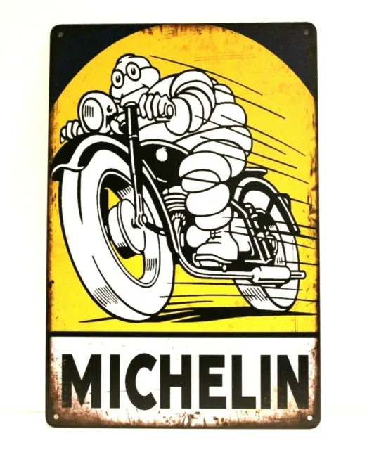 Michelin Tin Metal Sign Vintage Style Man Cave Garage Mechanic Car Tires Shop 30