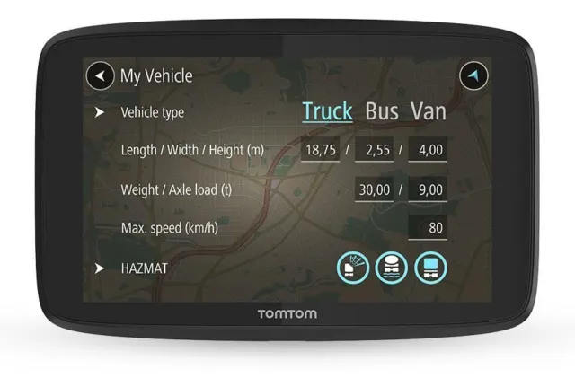TomTom Go Professional 620 Europa Navigatore Satellitare 6'' Per Camion, Autobus