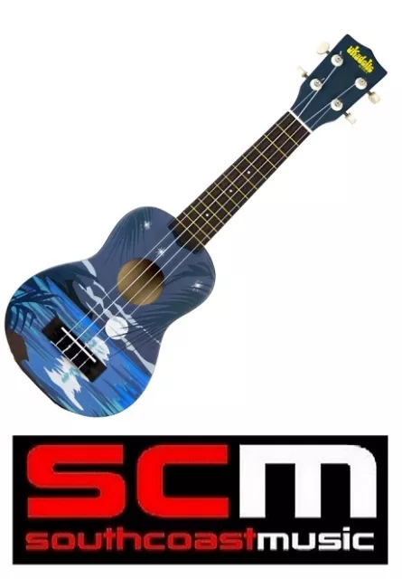 Kala Ukadelic Tropical Night Soprano Ukulele Pro Sound Great Look Uke Brand New