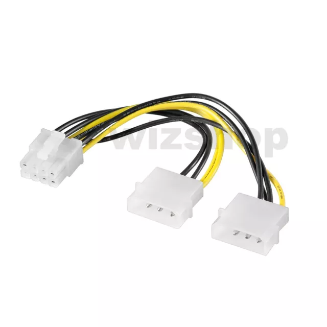 Cavo adattatore di alimentazione per Scheda Video da Molex a PCI-Express 8 pin