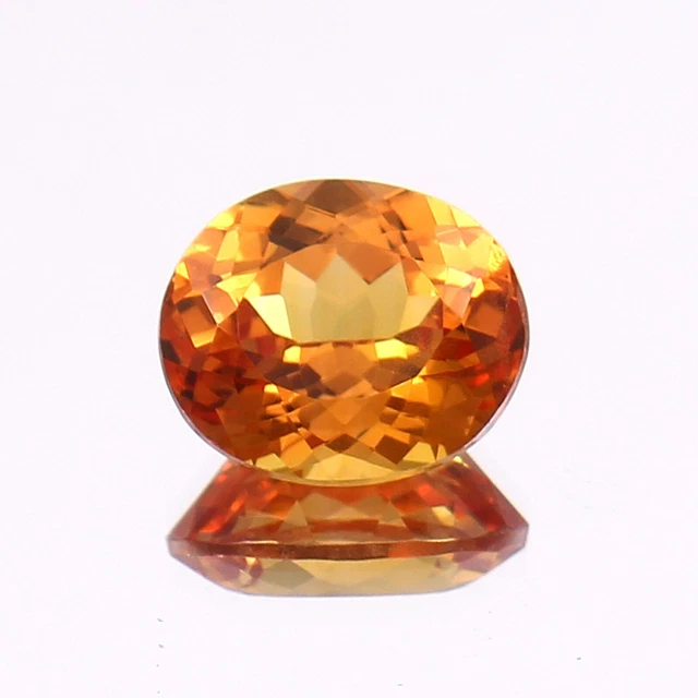 3,80 Ct Saphir Padparadscha De Ceylan Naturel Éblouissant Ovale