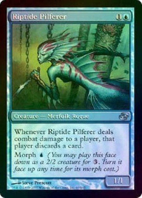 Riptide Pilferer 1x FOIL PLC MTG Planar Chaos Uncommon MINT blue Riptide Pilferer 1x FOIL PLC MTG Planar Chaos Uncommon MINT blue