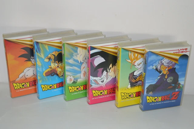 LOT Série K7 cassette vidéo DBZ DRAGON BALL Z VHS Dessin animé FILM Vintage 1998