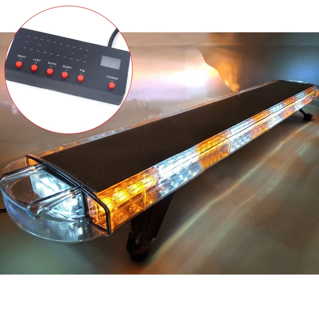 96 LED EMERGENCY Beacon Light Bar Warning Truck Tow Wrecker Strobe ...