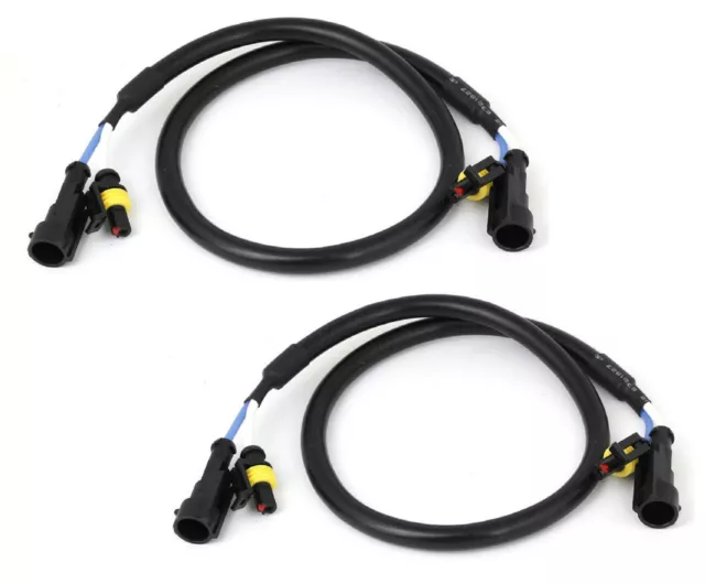 HID Extension Wire 50CM 9005 Two Harness Headlight High Beam High Voltage Wiring
