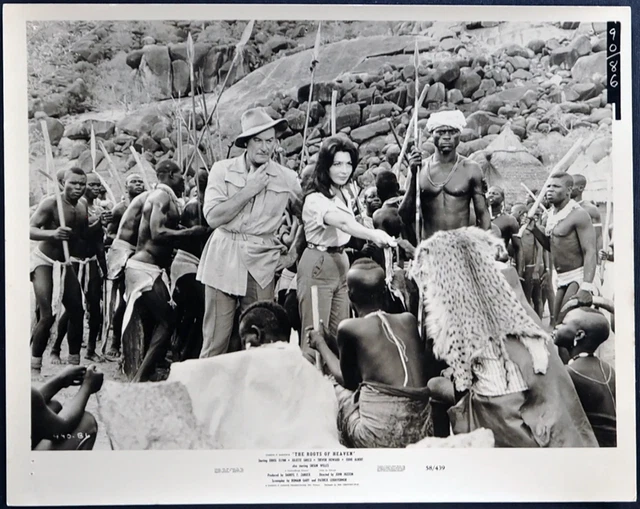 PHOTO DE PRESSE vintage Film les Racines Du Ciel 1958 FT 35299 tirage