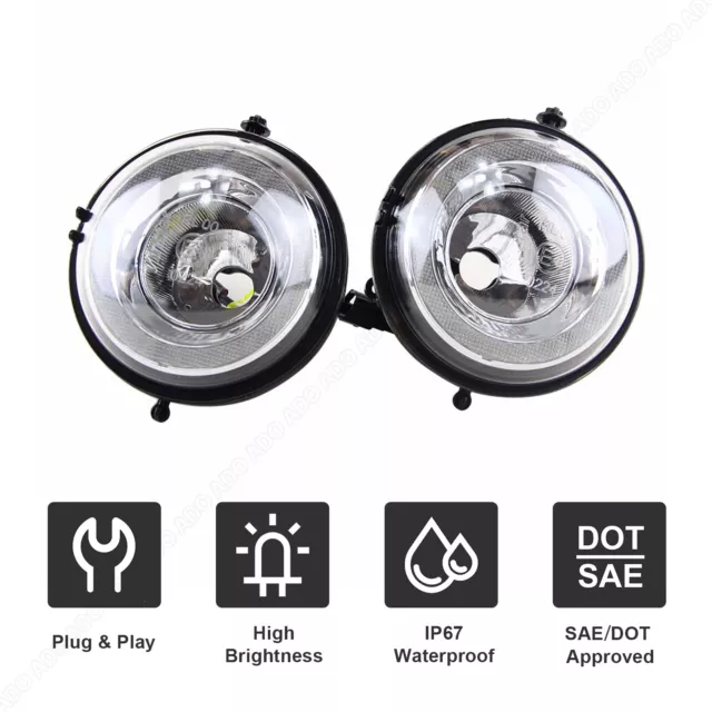 2PC Led Nebelscheinwerfer Tagfahrlicht für Mini Cooper S R55 R56 R57 R58 R59 R60