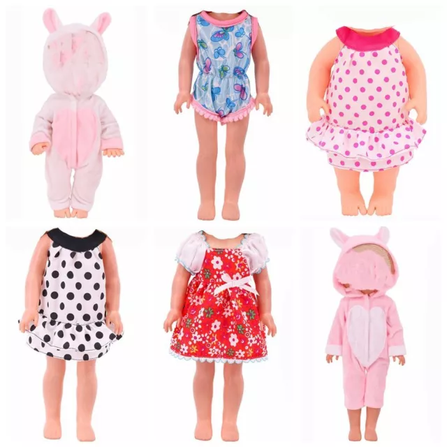 Doll Clothes Changing Dressing Game Mini Dress Suit Cartoon Rabbit Bodysuit
