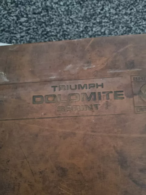 Triumph Dolomite Sprint 1972- Original Factory Workshop Manual