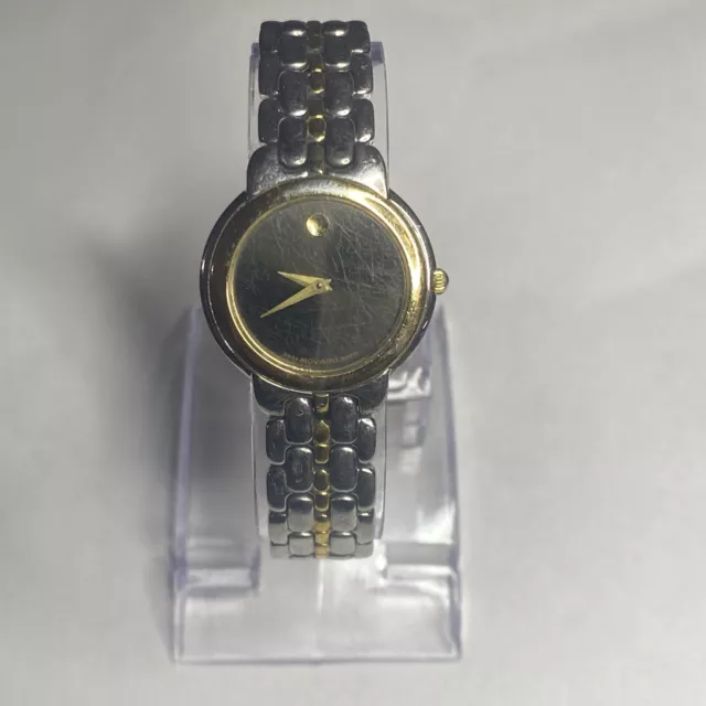 Orologio Da Polso Donna Movado Bicolore 81-A1-833 Acciaio Inox Batteria Nuovo