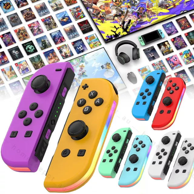 Left + Right Wireless Controller Gamepad For Nintendo Switch Joy Con Joycon Kids