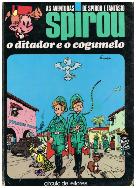 Spirou Album Portuguese Comics 1975 O Ditador e o Cogumelo RARE OLD Franquin