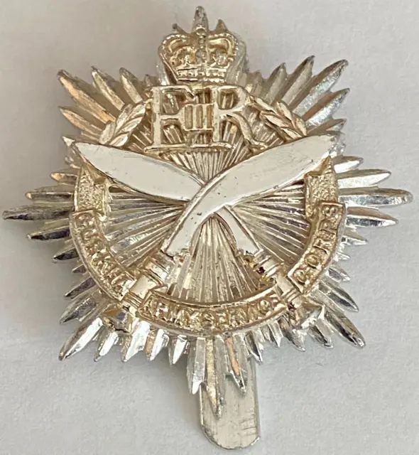 Scarce Gurkha ASC (Army Service Corps) Anodised Cap Badge. Marked Firmin London