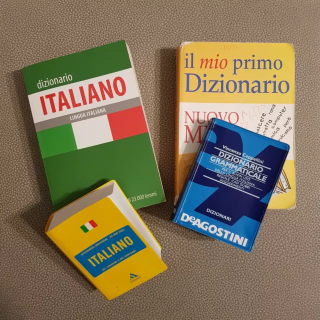 DIZIONARIO ITALIANO GRANDE TASCABILE COMPLETO - Bundle Pack 5 Dizionari  Italiani EUR 32,90 - PicClick IT