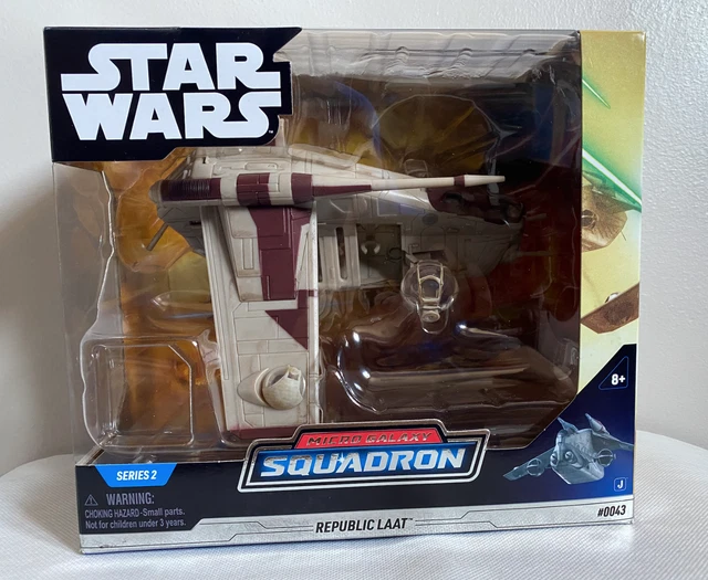 Star Wars Micro Galaxy Squadron: Series 2 - Republic LAAT Gunship (NO FIGURES)