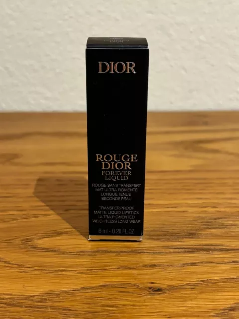 DIOR Rouge Dior Forever Liquid Lipstick Nr. 999 Forever Dior - NEU & OVP ✅ 2