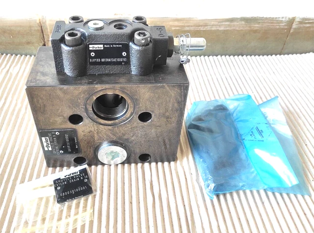 Parker 080030100001 Shuttle Valvola Con R4VPIXX-0013HA1SAE10XG193 Relief V