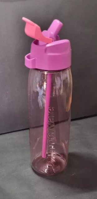 Tupperware Gen II ECO Drink Water Bottle with Straw Pink & Purple Brand New