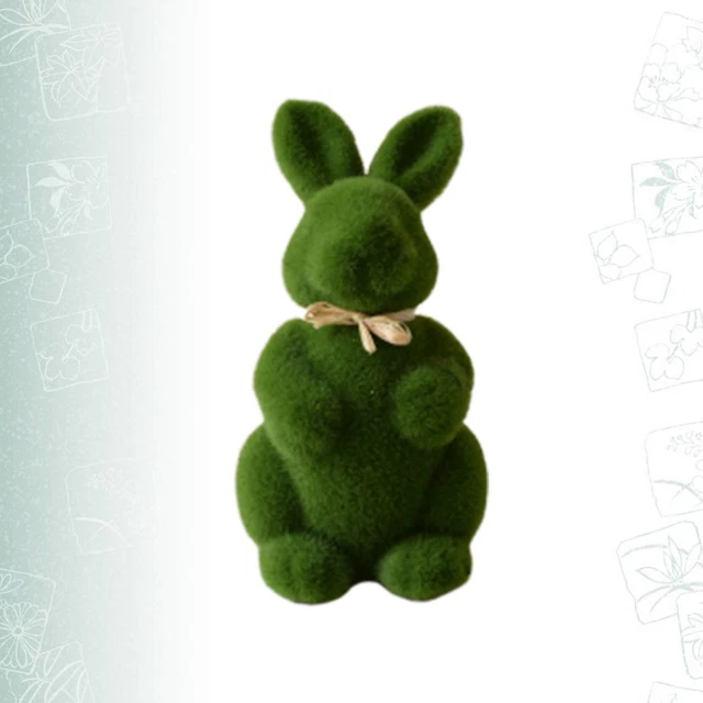 1PC Ostern Kaninchen Dekorationen Bunny Figur Ostern Bunny Dekorationen
