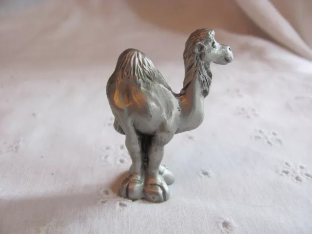 Vintage 1981 Hudson Pewter Noah's Ark Male Camel Figurine 2