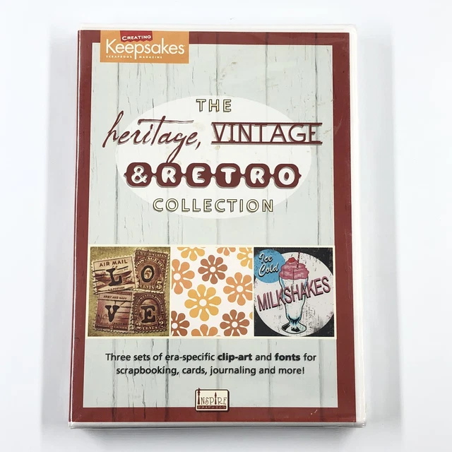 CD de The Heritage, colección y colección retro de Inspire Graphics