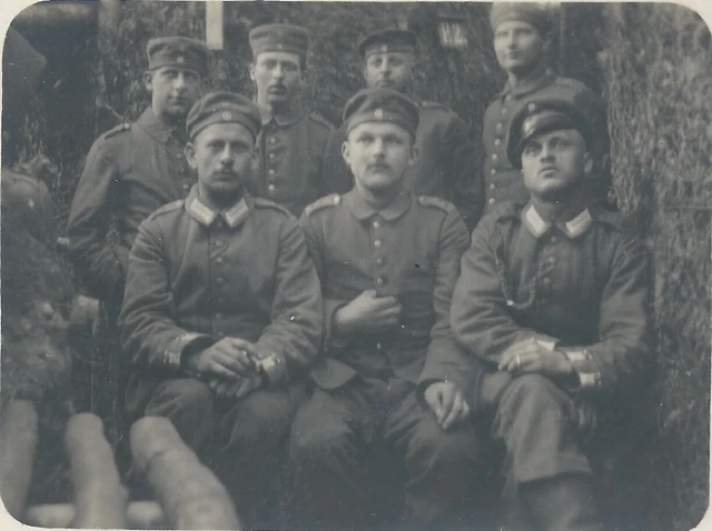 F478,Foto,Unteroffiziersposten,Schützengraben,Elsass,Frankreich,beschrieben,1.WK