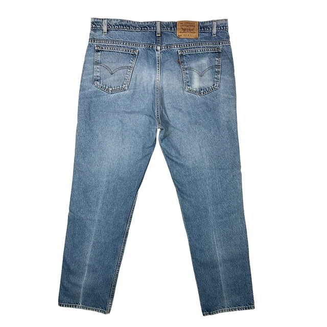 Vtg Levis 505 Orange Tab Denim Jeans Mens 42 X 32 Made In USA 90s