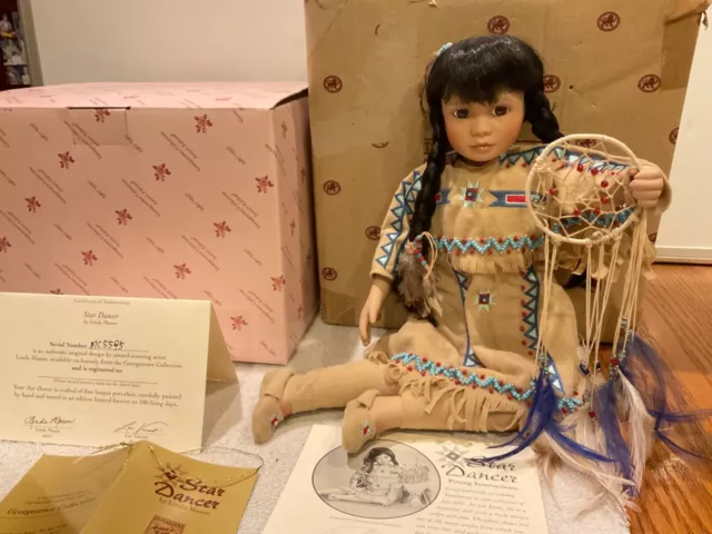 Georgetown Collection Native American Porcelain Doll “Star Dancer” Dreamcatcher