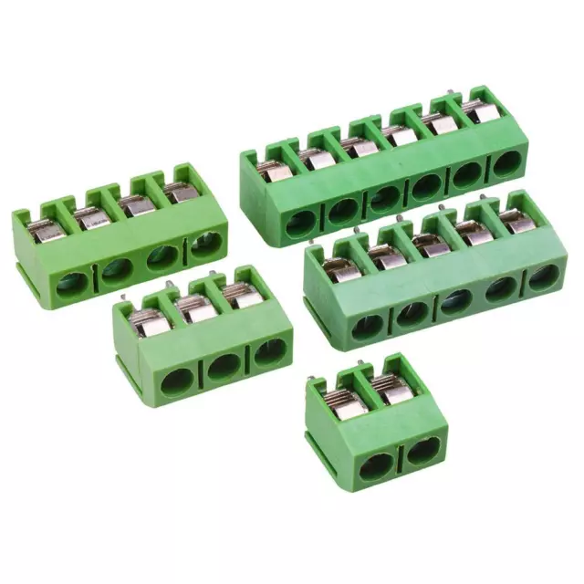 2, 3, 4, 5, 6 Way Pole 5mm 5.00mm PCB Terminal Blocks Connector 10A 250V
