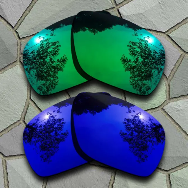 Jade Green&Violet Blue Polarized Lenses Replacement For-Oakley Dispatch 1
