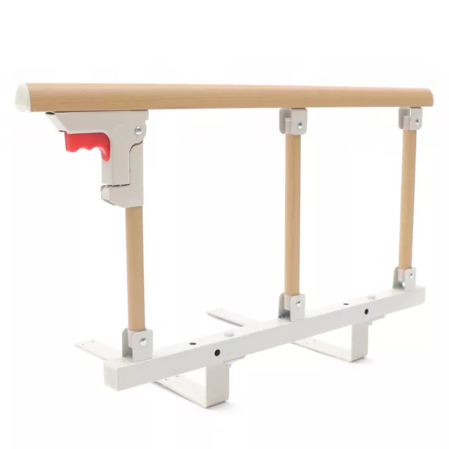 Foldable Bed Rails Fit Elderly Adults Grab Bar Bed Hand Rails Assist Rail Handle