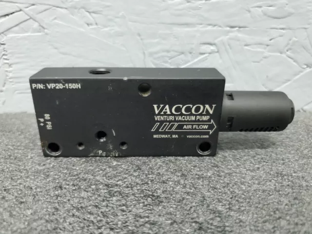 Vaccon VP20-150H Vacuum Venturi Pump w/o gauge
