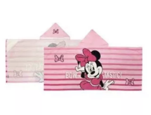 Minnie Mouse Hooded Towel. 22 X 51 in. New Sealed. Summer, Disney, Pink NEW