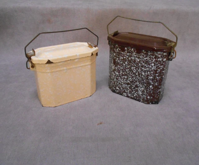 Gamelle De Chantier Vintage Années 60/70 – Boîte à Fricot 2 Compartiments – Fabrication Française