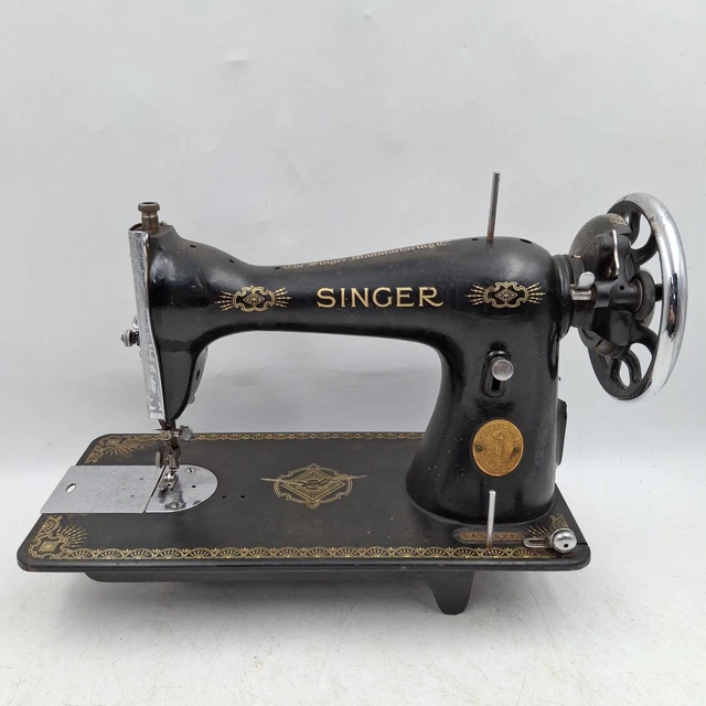 SINGER 15K 1936 Hand Crank Sewing Machine Vintage For Parts £29.99 ...