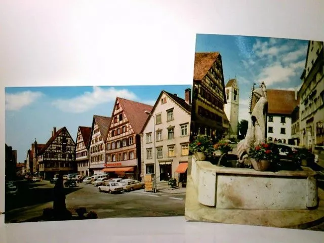 Riedlingen. 2 x Alte Ansichtskarte / Postkarte farbig, ungel., ca 60 / 70ger Jah