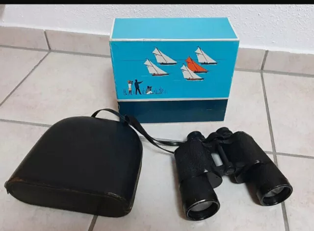 Top CARL ZEISS JENA Fernglas BINOCTEM 7x50 MC Feldstecher Binoculars mit OVP