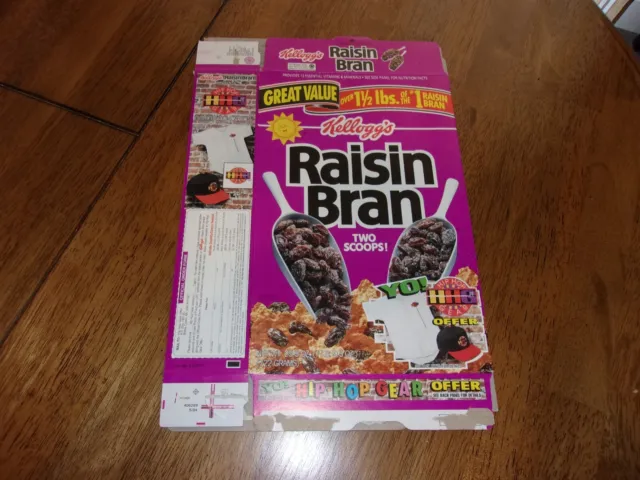 &amp;KELLOGG&amp;#39;S&amp; RAISIN BRAN flat cereal box, 25.5 oz. 1994. $6.00 - PicClick