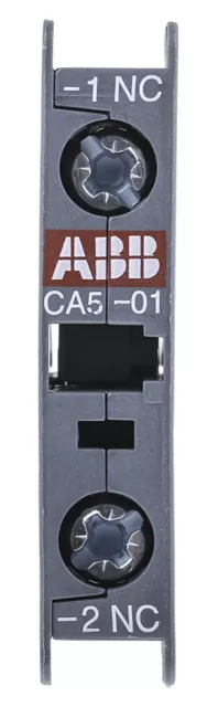 1 pcs - ABB Auxiliary Contact Block, 1 Contact, 1NC, Front Mount