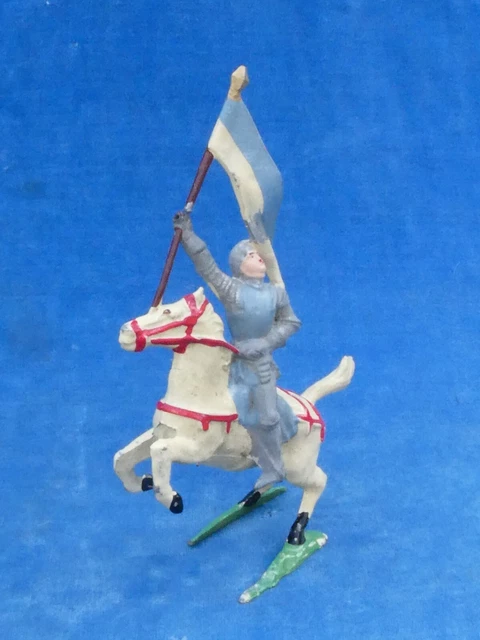 Figurine Vertunni - Jeanne D'Arc En Plomb Peint - Pièce De Collection Ancienne