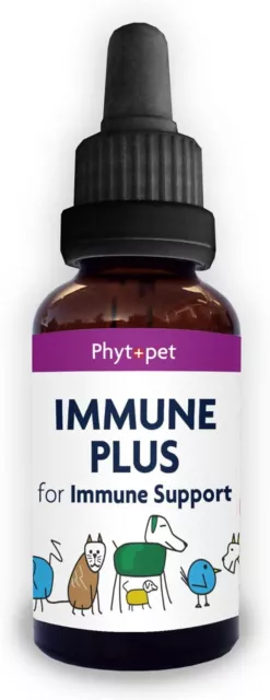 Phytopet Immune Plus | 30ml | 100% Natural Herbal Remedy | Helps