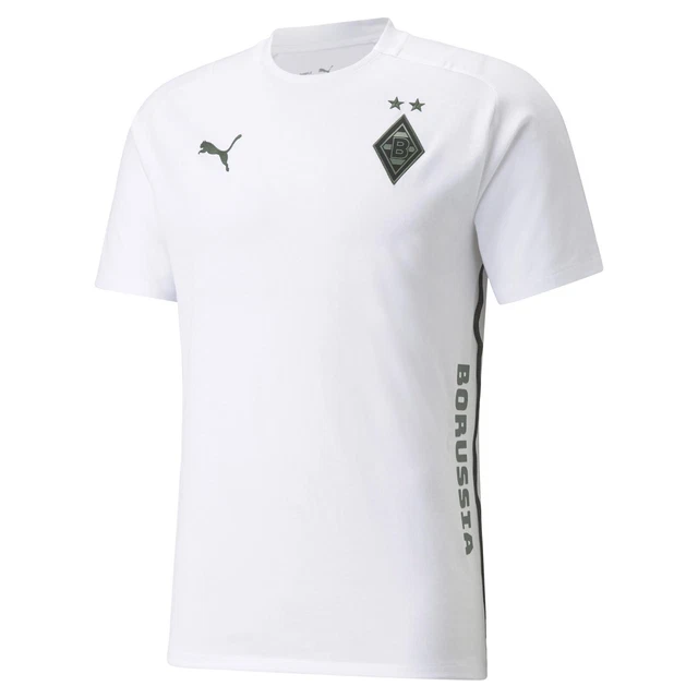 Puma BMG Borussia Mönchengladbach Casual Tee T-shirt Weiß Gr. S M L XL 3XL