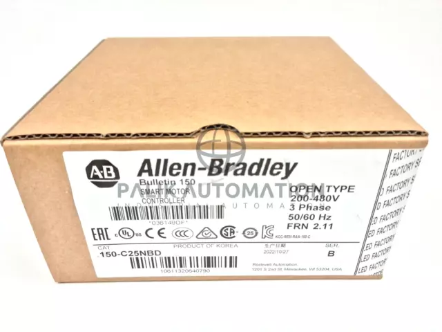 ALLEN BRADLEY 150-C25NBD SOFT START B Bulletin 150 Smart Motor Controller NEW