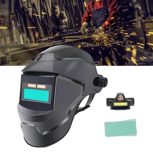 Casco per saldatura ad energia solare Cappuccio per saldatura professionale