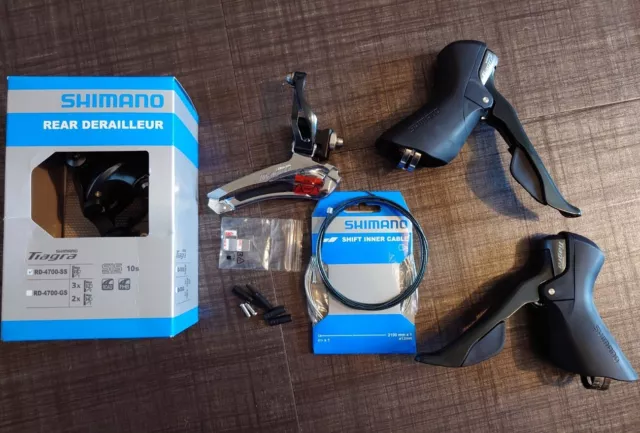 Shimano Tiagra 4700 Mini Groupset Shifters And Derailleurs