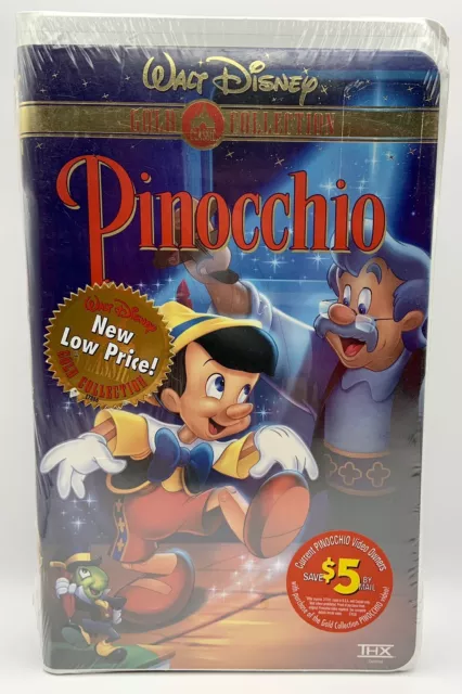 Walt Disney PINOCCHIO VHS GOLD COLLECTION CLASSIC #18679 SEALED